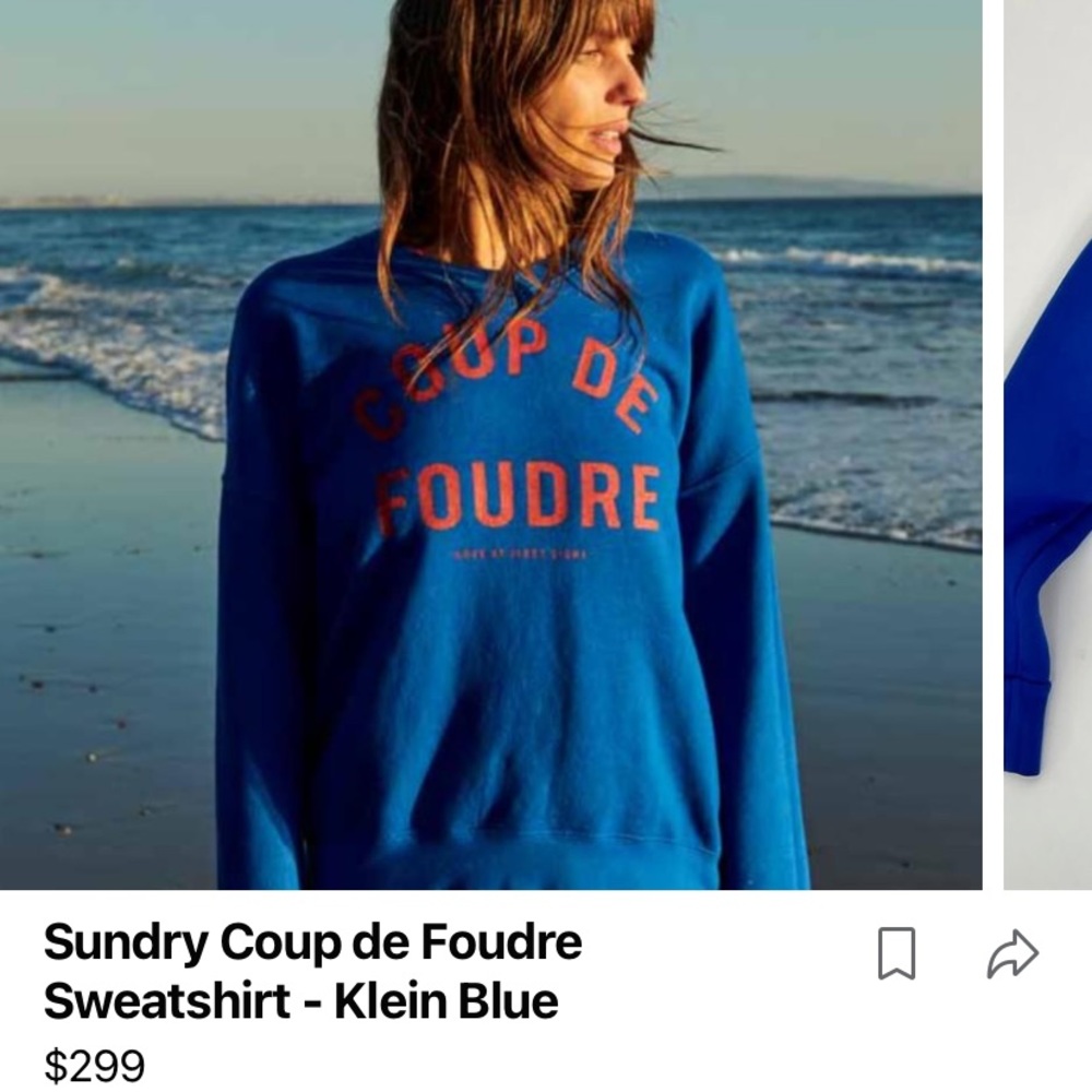 New sundry sweatshirt xs